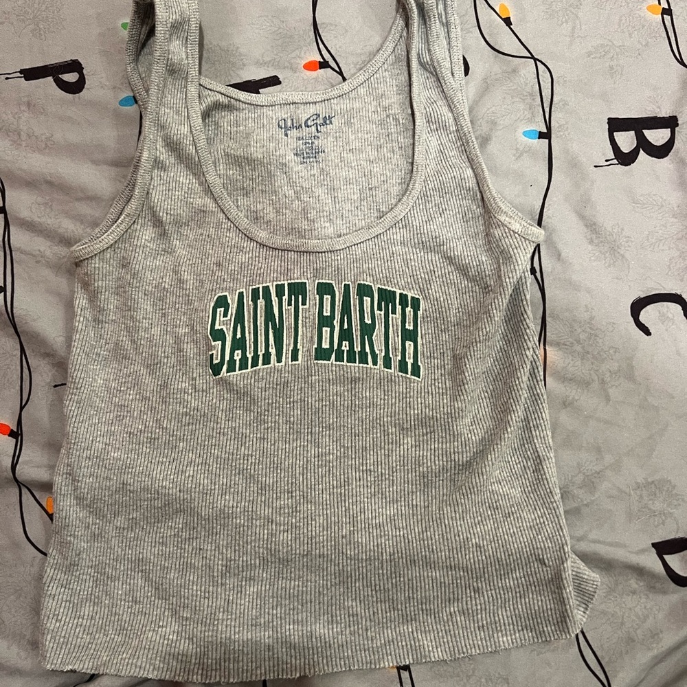 Gray Saint Barth Tank Top